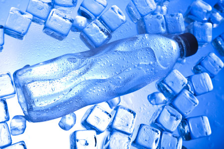 Ice waterの写真素材