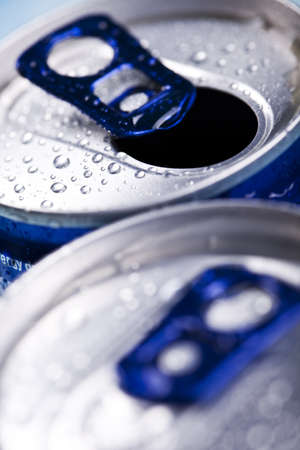 Aluminum beverage can の写真素材