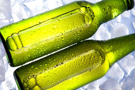 Beer is in iceの写真素材