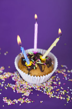 Birthday cupcake