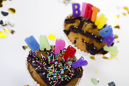 Happy birthday background の写真素材