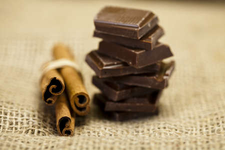 Cinnamon and Chocolateの写真素材