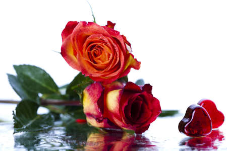 Hearts backgroundの写真素材