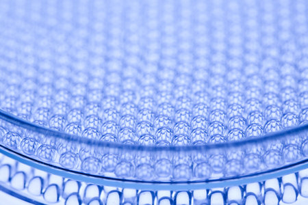 Closeup of glass