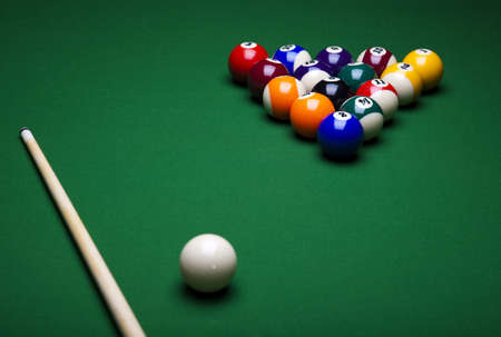  Billiard ball close upの写真素材