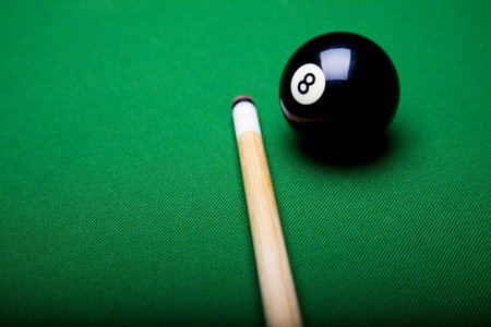 Billiard ball close up