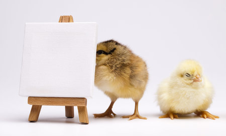 Easter Chick on table