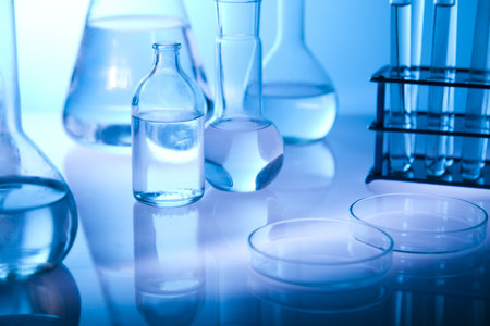 Chemistry equipment, laboratory glassware 
