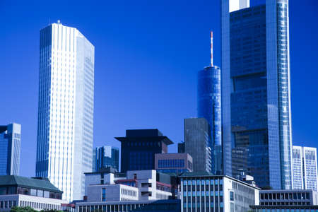 Skyline of Frankfurt のeditorial素材