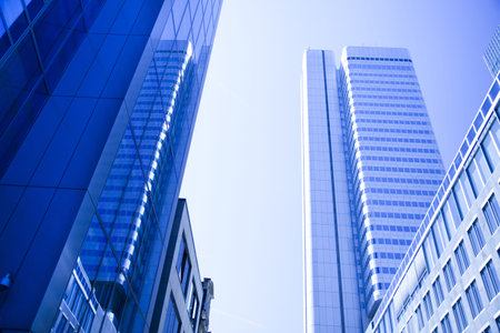 Modern building of business center