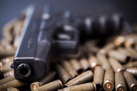  Ammunition and automatic handgun 