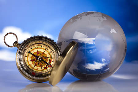 Navigation earth, Compassの写真素材