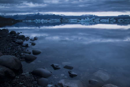 Glacier in Icelandの写真素材