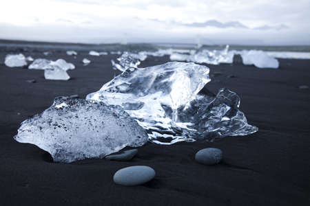 Glacier in Icelandの写真素材