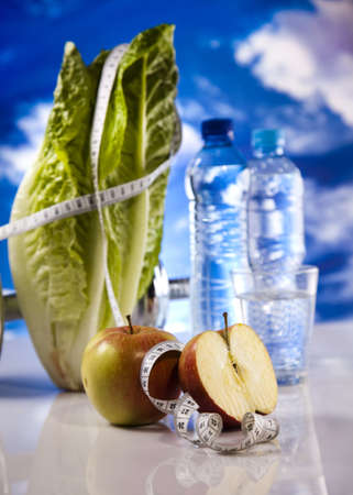 Food and measurement, fitnessの写真素材