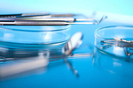 Close-up Dental Instrumentsの写真素材