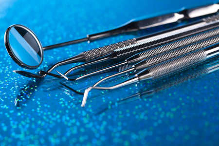 Close-up Dental Instrumentsの写真素材