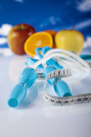 Healthy lifestyle concept, Diet and fitness の写真素材