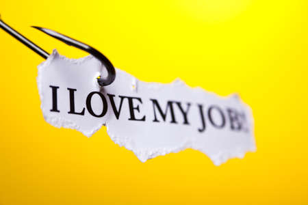 I love my jobの写真素材