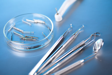 Close-up Dental Instruments