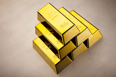 Pyramid from Golden Bars