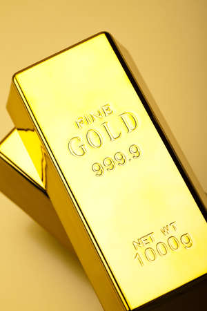 Gold bullionの写真素材