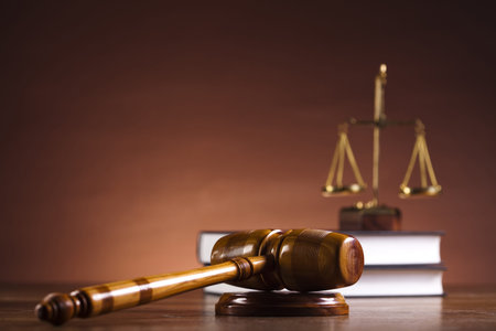 Justice Scale and Gavel