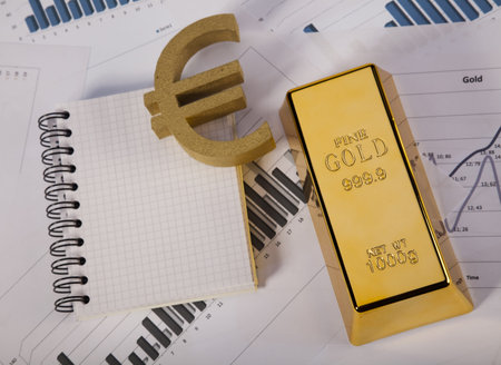 Financial indicators,Chart,Gold bar,money