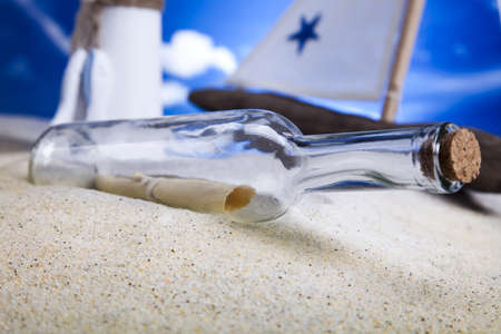 Message in a bottleの写真素材