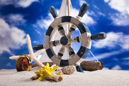 Summer Beach Backgroundの写真素材