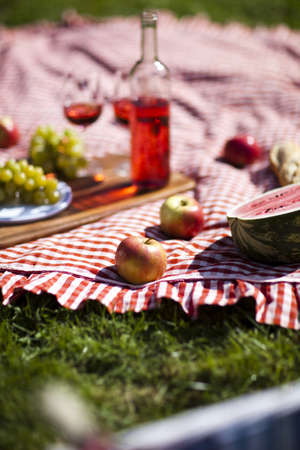 Picnic basketの写真素材