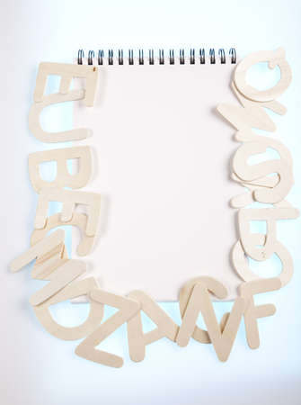 Notebook, Alphabetの写真素材