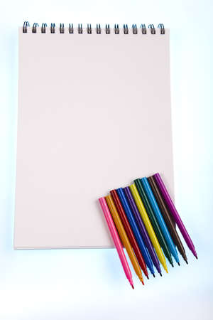 Office and student accessories, Notepad の写真素材