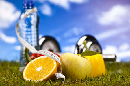 Fitness and vitaminsの写真素材