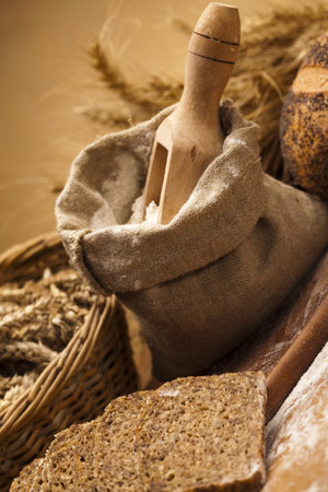 Flour and traditional bread