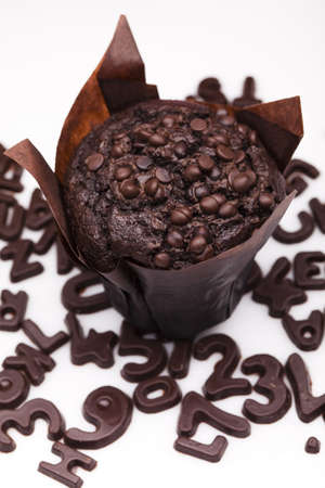 Sweet muffin cakeの写真素材