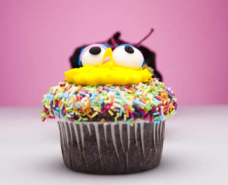 Sweet muffin cakeの写真素材