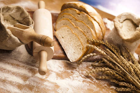 Assortment of baked goods の写真素材