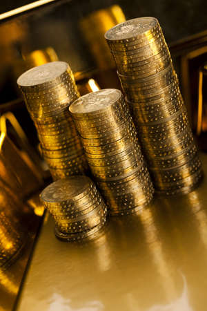 Finance Concept, coinsの写真素材