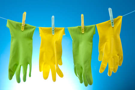  Assorted cleaning productsの写真素材