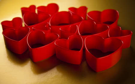 Red valentine heart の写真素材