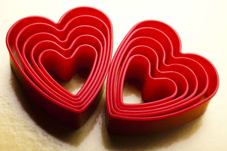 Red valentine heart の写真素材