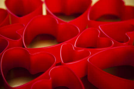 Red valentine heart の写真素材