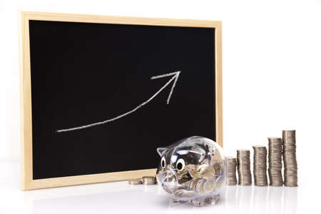 Piggy bank as conceptの写真素材