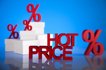 Hot Priceの写真素材