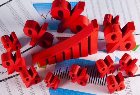 Business graph の写真素材