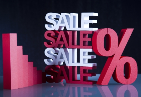  Collection of sale discount の写真素材