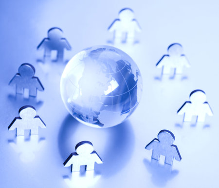 Teamwork conceptの写真素材