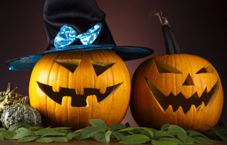 Scary Jack, halloween pumpkinの写真素材