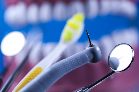 Close-up Dental Instrumentsの写真素材